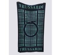 Telo Mare Trussardi Logo Mania Blue