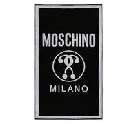 Telo Mare Unisex Nero Telo Mare con Logo Double Question Mark Uni