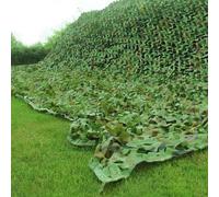 Telo Mimetico Bosco per Ombreggiatura, Giungla, 2x5m(6.6 * 16.4ft) | Tessuto resistente per esterni, ideale come rete ombreggiante e copertura mimetica multiuso