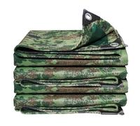 Telo Mimetico, Grande Telo Antipioggia Pesante da 16 Mil, Occhiello Zincato, Resistente Allo Strappo e Allo Sbiadimento, Adatto for Tende da Campeggio(Style 2,9x16ft/2.8x4.8m)
