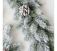 Telo Neve Rattan Simulazione Verde Decorazione 1 8m per Aree Interne Esterno