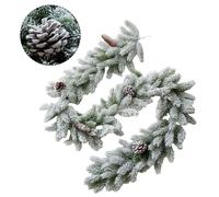 Telo Neve Rattan Simulazione Verde Decorazione 1 8m per Aree Interne Esterno