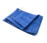 TELO OCCHIELLATO 120 gr BLU IMPERMEABILE COPRITUTTO MULTIUSO VARIE MISURE POLIET