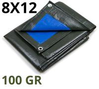 TELO OCCHIELLATO 120G/MQ TELONE IMPERMEABILE COPRITUTTO ESTERNO LEGNA PISCINE