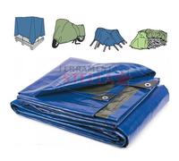 Telo Occhiellato in Polietilene Impermeabile per Coperture Esterno o Interne - Utilia - Colore: Blu, DimensioneTelo: 3x5 (metri)
