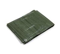 TELO OCCHIELLATO 85 gr VERDE BLU IMPERMEABILE COPRITUTTO MULTIUSO MISURA 2x4mt STI