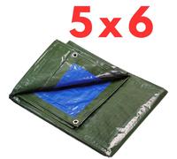 Telo occhiellato copritutto impermeabile per coperture 3x2 3x4 4x4 4x6 in PE PVC