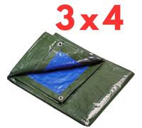 Telo occhiellato copritutto impermeabile per coperture 3x2 3x4 4x4 4x6 in PE PVC