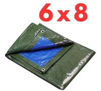 Telo occhiellato copritutto impermeabile per coperture 3x2 3x4 4x4 4x6 in PE PVC