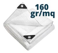 Telo occhiellato impermeabile 4x4 Telone copritutto pesante bianco trasparente