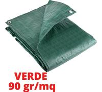 Telo occhiellato impermeabile 4x4 Telone copritutto pesante bianco trasparente