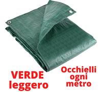 Telo occhiellato impermeabile 4x6 in PVC Telone copritutto pesante trasparente