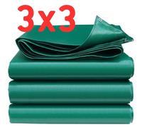 Telo occhiellato impermeabile in PVC Telone pesante copertura 3x2 3x3 3x4 4x4