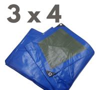 Telo occhiellato impermeabile Telone pesante in PE 3x2 3x4 4x4 4x6 copertura PVC