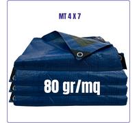 TELO occhiellato impermeabile Telone pesante PER copertura 3x2 3x4 4x4 auto