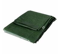 Telo occhiellato in polietilene antistrappo impermeabile 70 gr/mq Brixo verde