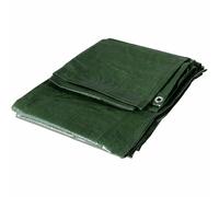 Telo occhiellato in polietilene antistrappo impermeabile 70 gr/mq Brixo verde
