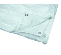Telo Occhiellato Multiuso in Polietilene Colore Bianco 3x4 m - Utilia Utilia Gia