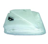 Telo Occhiellato Retinato Multiuso in PVC - Colore Bianco 1,9x3,5 MT Utilia Teli
