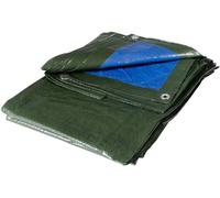 TELO OCCHIELLATO VERDE/AZZURRO RINFORZATO dimensioni 5x6 metri per coperture