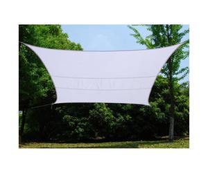 Telo ombr. poliest.vela mt.2,90x2,90 bianco