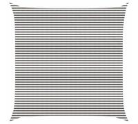 vidaXL Telo Ombra Grigio chiaro e bianco 6 x 6 m HDPE, Tenda da giardino e terrazzo, vela ombreggiante moderna, copertura traspirante, protezione UV, impermeabile