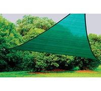 Telo ombreggiante vela hdpe 5x5x5 m verde