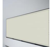 Telo Ombreggiante 180 x 290 cm Anti UV 98% Parasole Ombreggiante Impermeabile Idrorepellente, con Corde di Supporto Perfette per Giardino Terrazza e Balcone, Beige
