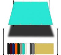 Telo Ombreggiante 2.2 x 2.4 m Protezione UV 95% Vele Parasole Impermeabile Dimensioni Personalizzabili per Giardino, Terrazzo e Balcone, Blu Cielo
