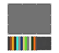 Telo Ombreggiante 2.3 x 3.4 m Impermeabile, Protezione UV 98% Tenda da Sole Antivento con Kit di Fissaggio per Terrazza, Giardino, Balcone, Campeggio, Rettangolare, Grigio Chiaro