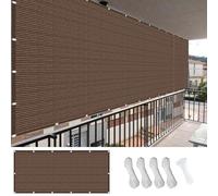 Telo Ombreggiante 205 x 260 cm Protezione UV 98% Tenda Ombreggiante Traspirante Traspirante Quadrata Anti-Ultravioletti Adatto per Giardino Terrazzo e Campeggio, marrone