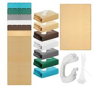 Telo Ombreggiante 370 x 630 cm Protezione Raggi UV Rete Ombreggiante Protezione Anti Raggi UV e Traspirante per Esterno, Giardino e Terrazza, Piscina, Color Crema