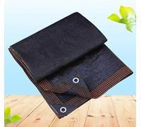 Telo Ombreggiante 3x3 Impermeabile Occhiellato Rete Ombreggiante con Occhielli Permeabile 90% Protezione UV Teli Ombreggianti Pergola per Esterno Giardino Terrazzo Pergola,black-6x8m