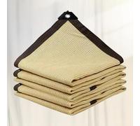Telo Ombreggiante 3x4 con Occhielli Vela Ombreggiante Impermeabile Tessuto Rete Parasole Giardino Gazebo Tenda A Vela Protezione UV 95% Giardino Pergola Rete Protezione Solare,beige-4x4m