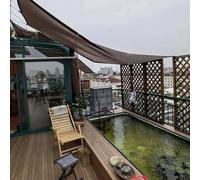 Telo Ombreggiante 3x4 con Occhielli Vela Ombreggiante Impermeabile Tessuto Rete Telo Ombra Ombreggiante Oscurante 90% Anti-UV Antistrappo Giardino Pergola Rete Protezione Solare,black-2x5m