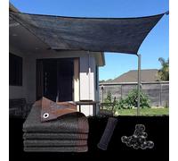 Telo ombreggiante 3x9 Metri - Protezione UV al 90%, Include Corda da 9,75 Metri e 10 Elastici - Ideale Come Schermo Solare per Patio, Serra, pollaio, canile e pergolato.