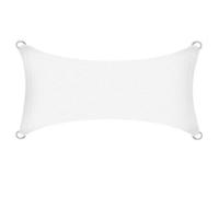 Telo Ombreggiante 4 X 6 M HDPE Bianco Rettangolo