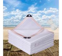 Telo ombreggiante 60% per giardino, occhielli rinforzati, protezione solare per esterni, telone a rete 0,9 x 1,8 m, 1,8 x 6,1 m, 3 x 12,8 m, 5,5 x 9,8 m, 6,1 x 13,4 m, 9,8 x 14 m, rete ombreggiante