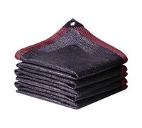 Telo ombreggiante 70% nero per giardini, rete ombreggiante da giardino, rete resistente con fori rinforzati per serre, piante, pergole, tettoie (2 x 3 m)