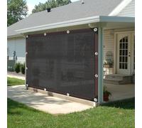 Telo ombreggiante 70% rete parasole, 6,1 x 7 m, materiale con occhielli rinforzati per serra, piante, pergolato, patio