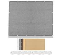 Telo Ombreggiante 720 x 950 cm Protezione Raggi UV Traspirante Telo Ombra Traspirante e Resistente, Protezione Raggi UV per Balcone, Esterno, Giardino, Terrazza, Sabbia, Grigio Chiaro