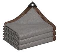 Telo ombreggiante 85% con occhielli, 10 x 1 m, permeabile all'aria, copertura per serra da giardino, ideale per terrazza, balcone, protezione delle piante e paralume.