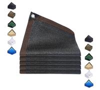 Telo ombreggiante 90% - 10,7 x 12,2 m, nero, telone per giardino, pergola, patio, copertura in rete, protezione UV, parasole rettangolare