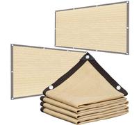 Telo ombreggiante 90% protezione UV beige per serra, copertura per piante, pollaio e pomodori, disponibile nelle misure da 2 x 4 m a 10 x 10 m (6 x 9 m)