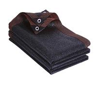 Telo Ombreggiante 95% con Occhielli, Rete Parasole Nera per Piscine Giardini e Camion, Tessuto Anti-UV ad Alta Resistenza con Bordi Rinforzati(2.0x3.0m(6.6'x9.8'))