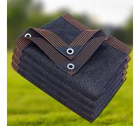 Telo ombreggiante - 95% resistente ai raggi UV, telone a rete per giardino, balcone, laghetto e tetto, resistente alle intemperie in HDPE (5 x 7 m)