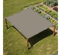 Telo Ombreggiante 95 x 500 cm Protezione Solare Raggi UV Impermeabile Copertura con Fune Tenda a Vela per Esterno, Balconi, Giardino, Terrazza, Cachi