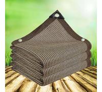 Telo ombreggiante al 90% per patio, telone a rete con occhielli per pergola, giardino, pollaio, piante da esterno, privacy nel cortile (3 x 8 m), resistente ai raggi UV, soluzione versatile
