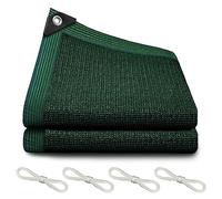 Telo ombreggiante al 90% verde nerastro, 18 x 3 m, resistente al sole, in rete resistente, con occhielli rinforzati, per serre, piante, pollai, pergolati, baldacchini
