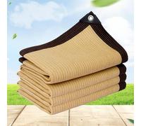 Telo Ombreggiante Beige 3x3 Occhiellato Tenda Ombreggiante Esterno tenda vela Telo Parasole 3x4 Rete Parasole 90%-95% Resistente Ai Raggi UV Copertura Serra Giardino Tetto Piscina,beige-4x4m